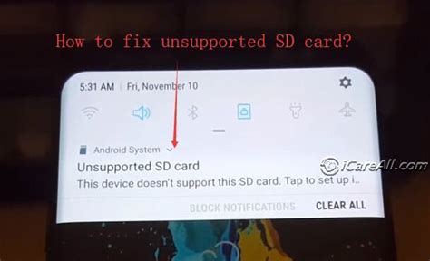 samsung smart tv can't read sd card on phone|samsung sd card stuck.